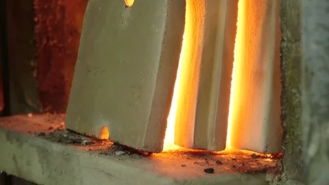 Murano Oven, Close-Up, Camera Tilt Stock Footage 71164416