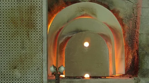 Murano Oven, Front view, Copy space Stock Footage 71162898