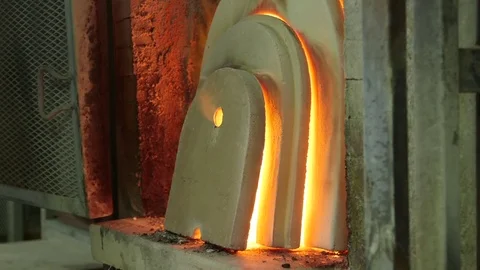 Murano Oven, Lateral view, Copy space Stock Footage 71162956