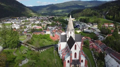 Murau, Obersteiermark, Österreich Stock Footage 158476473