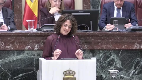 The Murcia Assembly rejects Vox's motion to regulate the burqa and hijab in publ Stock Footage 330545975