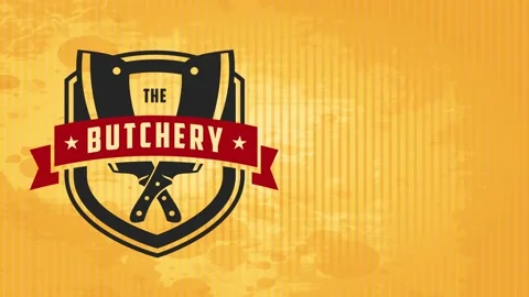 The murder business theme for mark with distinctive seal crossroad meat dagger Stock Footage 130453578