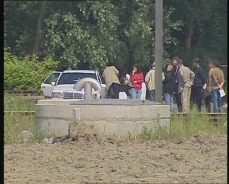Murder crime scene Stock Footage 738335