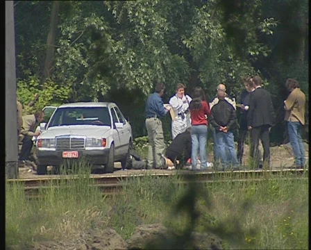 Murder crime scene Stock Footage 738340