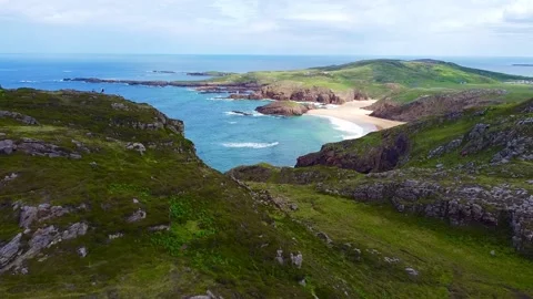 Murder hole beach Donegal Stock Footage 169031704