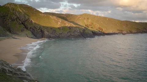 Murder Hole Beach at sunrise Stock Footage 129739924