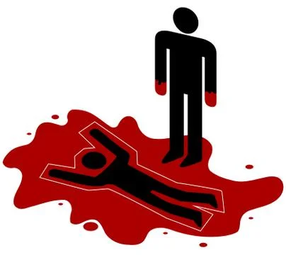 Murder Stock Illustration
