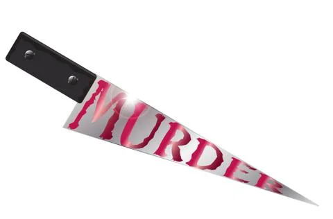 Murder Knife Illustrazione stock