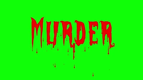MURDER text animation with realistic dri... | Stock Video | Pond5