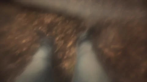 Murder in the woods hostage victim Stock Footage 57909173