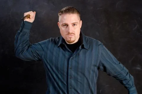 Murderous rage Stock Photos