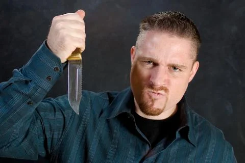 Murderous rage Stock Photos