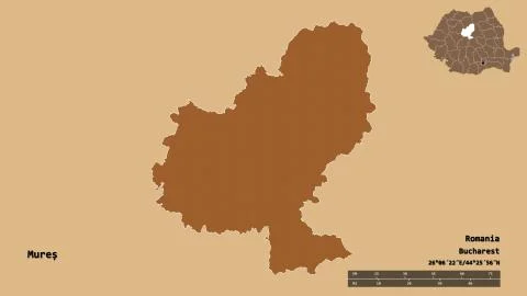 Mures, county of Romania, zoomed. Pattern Stock Illustration