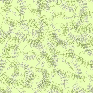 Murine peas. Vector floral pattern. Stock Illustration