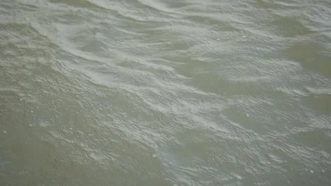 Murky Seawater In Slow Motion Stock Footage 205400357