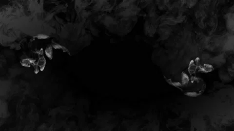 Murky White On Black 1 Stock Footage 201158988