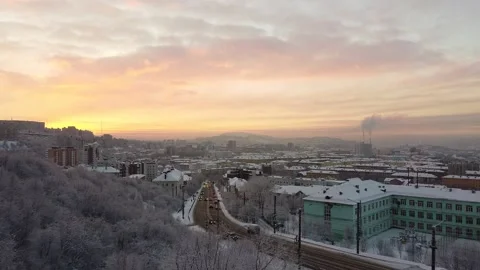Murmansk landscape Stock Footage 159450192