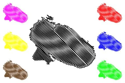 Murmansk Oblast map vector.... Stock Illustration