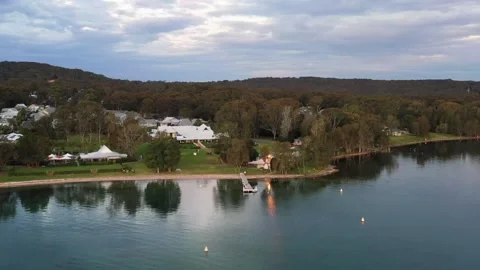 Murrays beach town land set Stock Footage 249223678