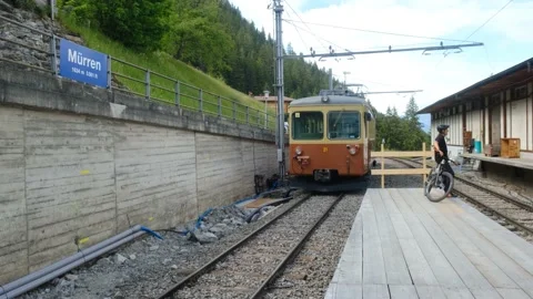 Murren Train Stock Footage 197378918
