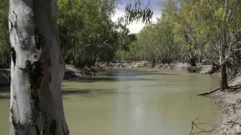 Murrumbidgee River NSW Stock Footage 235885252