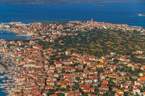 Murter aerial Stock Photos
