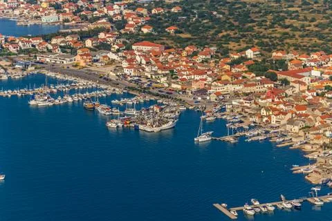 Murter aerial Foto stock