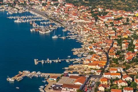 Murter aerial Stock Photos