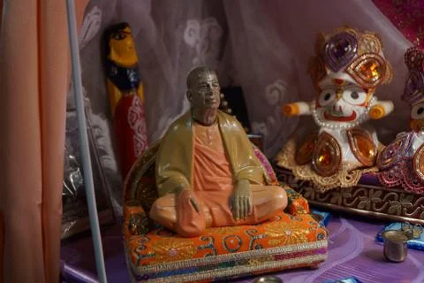 Murthy Srila Prabhupada Foto stock