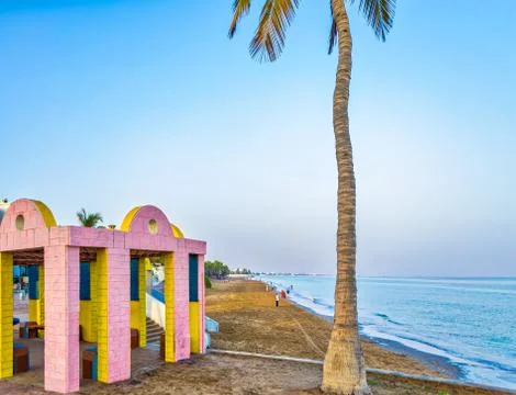 Muscat Beach Fotos Stock