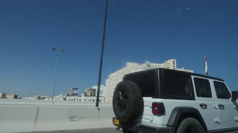 Muscat by car Stock Footage 234435593