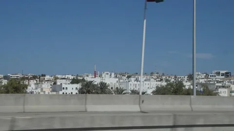 Muscat by car Stock Footage 234435600