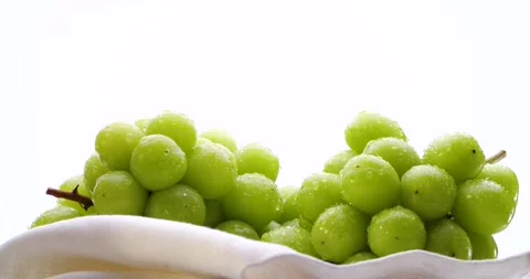 Muscat Grapes. Stock Footage 155369592