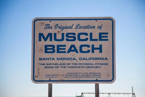 Muscle beach Stock Photos