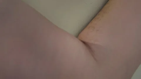 Muscle Contraction Observed in a Forearm During Physical Activity Stock Footage 301404118