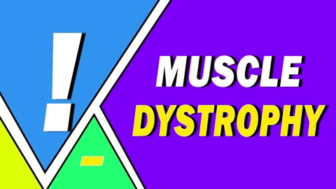 Muscle dystrophy is a group of genetic disorders that cause progressive weakness Stock Footage 304976865