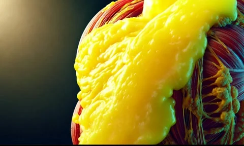Muscle localization3 Sticky fat Video stock 285117444
