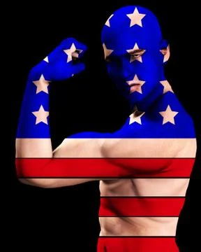 Muscle Man Stock Illustration