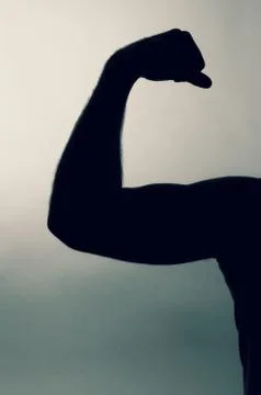 Muscle Silhouette Stock Photos
