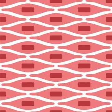 Muscle tissue seamless pattern Illustrazione stock
