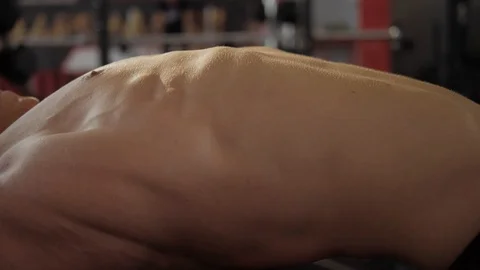 Muscle of torso Stock Footage 118075138