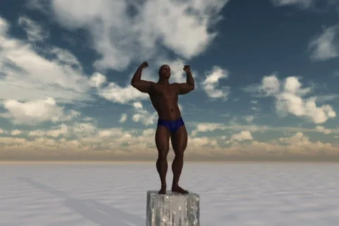MuscleMan2 15 2997 Stock Footage 99998