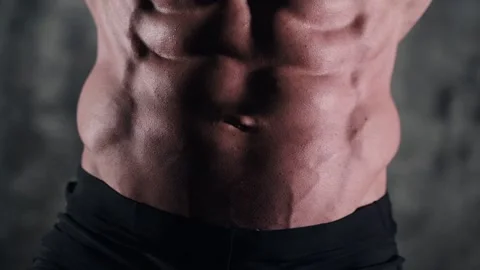 Muscular athlete Stock Footage 146690589