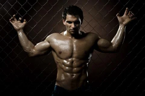 Muscular  guy Stock Photos