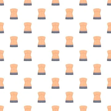 Muscular male torso pattern representing fitness and healthy lifestyle Stock Illustration