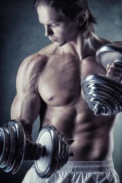 Muscular man Stock Photos