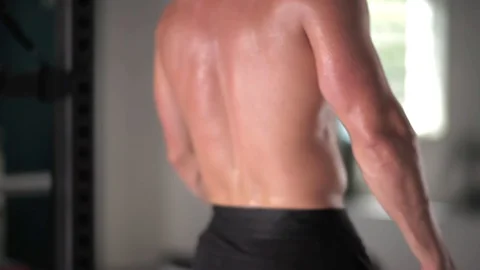 MUSCULAR TORSO Stock Footage 128655408