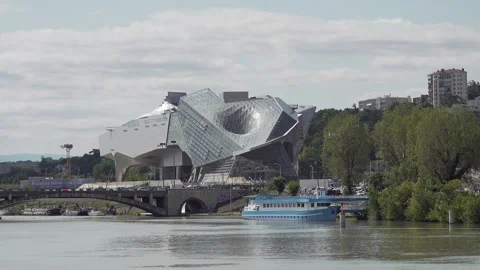 Musee des Confluences, science museum, Lyon, France Stock Footage 285647446