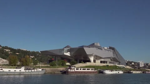 Musee des Confluences, science museum, Lyon, France Stock-Footage 285651389