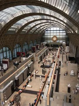 Musee d’orsay gallery Stock Photos